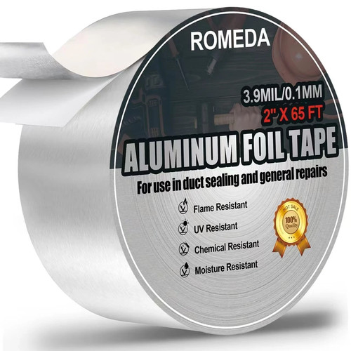 Aluminum foil tape 65ft - tape, 2"